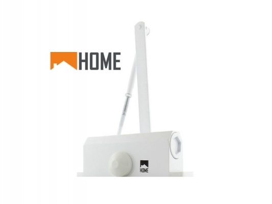 Дверной доводчик HOME 80 кг белый