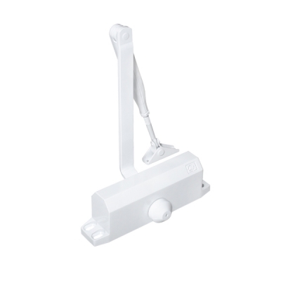 Дверной доводчик DL 77 white с тягой